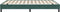 vidaXL - Bedframe - zonder - matras - 140x210 - cm - fluweel - donkergroen