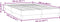 vidaXL - Bedframe - zonder - matras - 140x220 - cm - fluweel - donkerblauw