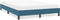 vidaXL - Bedframe - zonder - matras - 140x220 - cm - fluweel - donkerblauw