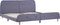 vidaXL - Bedframe - zonder - matras - 150x200 - cm - lichtgrijs