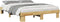 vidaXL - Bedframe - zonder - matras - 150x200 - cm - massief - hout - eiken