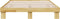 vidaXL - Bedframe - zonder - matras - 150x200 - cm - massief - hout - eiken