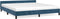 vidaXL - Bedframe - zonder - matras - 160x200 - cm - fluweel - donkerblauw