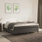 vidaXL - Bedframe - zonder - matras - 160x200 - cm - fluweel - donkergrijs