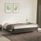 vidaXL - Bedframe - zonder - matras - 160x200 - cm - fluweel - donkergrijs