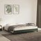 vidaXL - Bedframe - zonder - matras - 160x200 - cm - fluweel - donkergroen