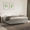 vidaXL - Bedframe - zonder - matras - 160x200 - cm - fluweel - lichtgrijs