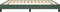 vidaXL - Bedframe - zonder - matras - 160x200 - cm - fluweel - donkergroen