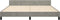 vidaXL - Bedframe - zonder - matras - 160x200 - cm - fluweel - lichtgrijs