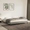 vidaXL - Bedframe - zonder - matras - 160x200 - cm - fluweel - lichtgrijs