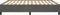 vidaXL - Bedframe - zonder - matras - 160x200 - cm - fluweel - donkergrijs