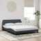vidaXL - Bedframe - zonder - matras - 160x200 - cm - fluweel - donkergrijs