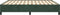 vidaXL - Bedframe - zonder - matras - 160x200 - cm - fluweel - donkergroen