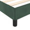 vidaXL - Bedframe - zonder - matras - 160x200 - cm - fluweel - donkergroen