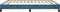 vidaXL - Bedframe - zonder - matras - 160x200 - cm - fluweel - donkerblauw