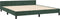 vidaXL - Bedframe - zonder - matras - 160x200 - cm - fluweel - donkergroen