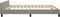 vidaXL - Bedframe - zonder - matras - 160x200 - cm - fluweel - lichtgrijs