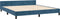 vidaXL - Bedframe - zonder - matras - 160x200 - cm - fluweel - donkerblauw