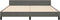 vidaXL - Bedframe - zonder - matras - 160x200 - cm - fluweel - donkergrijs