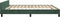 vidaXL - Bedframe - zonder - matras - 160x200 - cm - fluweel - donkergroen