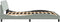 vidaXL - Bedframe - zonder - matras - 160x200 - cm - fluweel - lichtgrijs