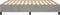 vidaXL - Bedframe - zonder - matras - 160x200 - cm - fluweel - lichtgrijs