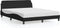 vidaXL - Bedframe - zonder - matras - 160x200 - cm - fluweel - zwart
