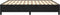 vidaXL - Bedframe - zonder - matras - 160x200 - cm - fluweel - zwart