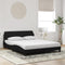 vidaXL - Bedframe - zonder - matras - 160x200 - cm - fluweel - zwart