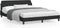 vidaXL - Bedframe - zonder - matras - 160x200 - cm - fluweel - zwart