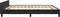 vidaXL - Bedframe - zonder - matras - 160x200 - cm - fluweel - zwart