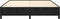 vidaXL - Bedframe - zonder - matras - 160x200 - cm - fluweel - zwart