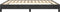 vidaXL - Bedframe - zonder - matras - 160x200 - cm - fluweel - zwart