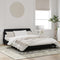 vidaXL - Bedframe - zonder - matras - 160x200 - cm - fluweel - zwart