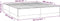 vidaXL - Bedframe - zonder - matras - 160x200 - cm - stof - groen