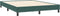 vidaXL - Bedframe - zonder - matras - 160x210 - cm - fluweel - donkergroen