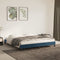 vidaXL - Bedframe - zonder - matras - 180x200 - cm - fluweel - donkerblauw