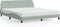 vidaXL - Bedframe - zonder - matras - 180x200 - cm - fluweel - lichtgrijs