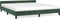 vidaXL - Bedframe - zonder - matras - 180x200 - cm - fluweel - donkergroen