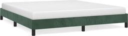 vidaXL - Bedframe - zonder - matras - 180x200 - cm - fluweel - donkergroen