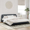vidaXL - Bedframe - zonder - matras - 180x200 - cm - fluweel - donkergrijs