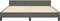 vidaXL - Bedframe - zonder - matras - 180x200 - cm - fluweel - donkergrijs
