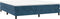 vidaXL - Bedframe - zonder - matras - 180x200 - cm - fluweel - donkerblauw