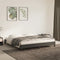 vidaXL - Bedframe - zonder - matras - 180x200 - cm - fluweel - donkergrijs