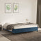 vidaXL - Bedframe - zonder - matras - 180x200 - cm - fluweel - donkerblauw