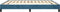vidaXL - Bedframe - zonder - matras - 180x200 - cm - fluweel - donkerblauw
