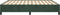 vidaXL - Bedframe - zonder - matras - 180x200 - cm - fluweel - donkergroen