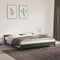 vidaXL - Bedframe - zonder - matras - 180x200 - cm - fluweel - donkergroen
