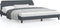 vidaXL - Bedframe - zonder - matras - 180x200 - cm - fluweel - donkergrijs