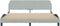 vidaXL - Bedframe - zonder - matras - 180x200 - cm - fluweel - lichtgrijs